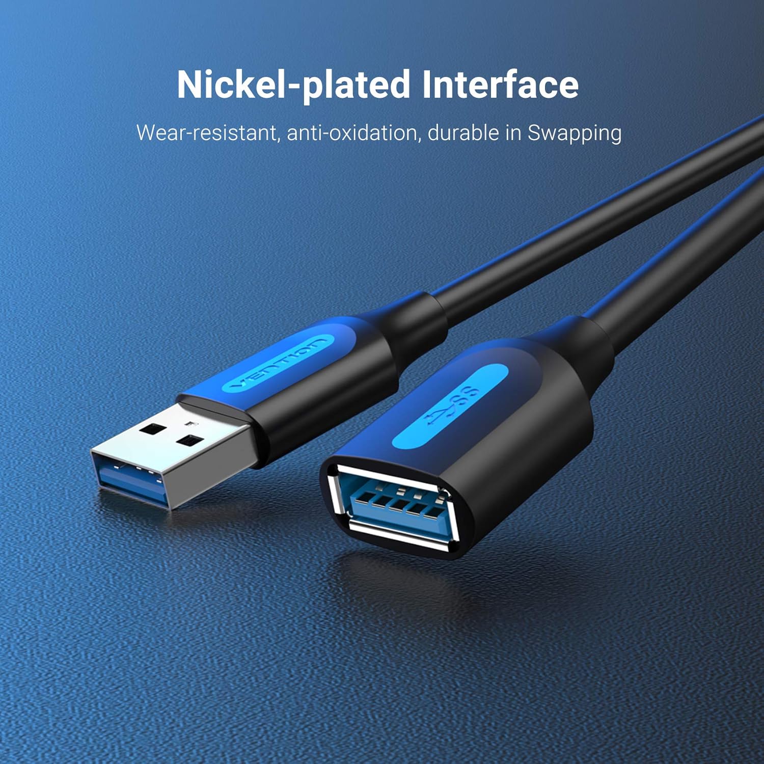 Thumbnail 2 de VENTION USB 3.0 Extension Cable 2m – Type A Male to Female, 5Gbps
