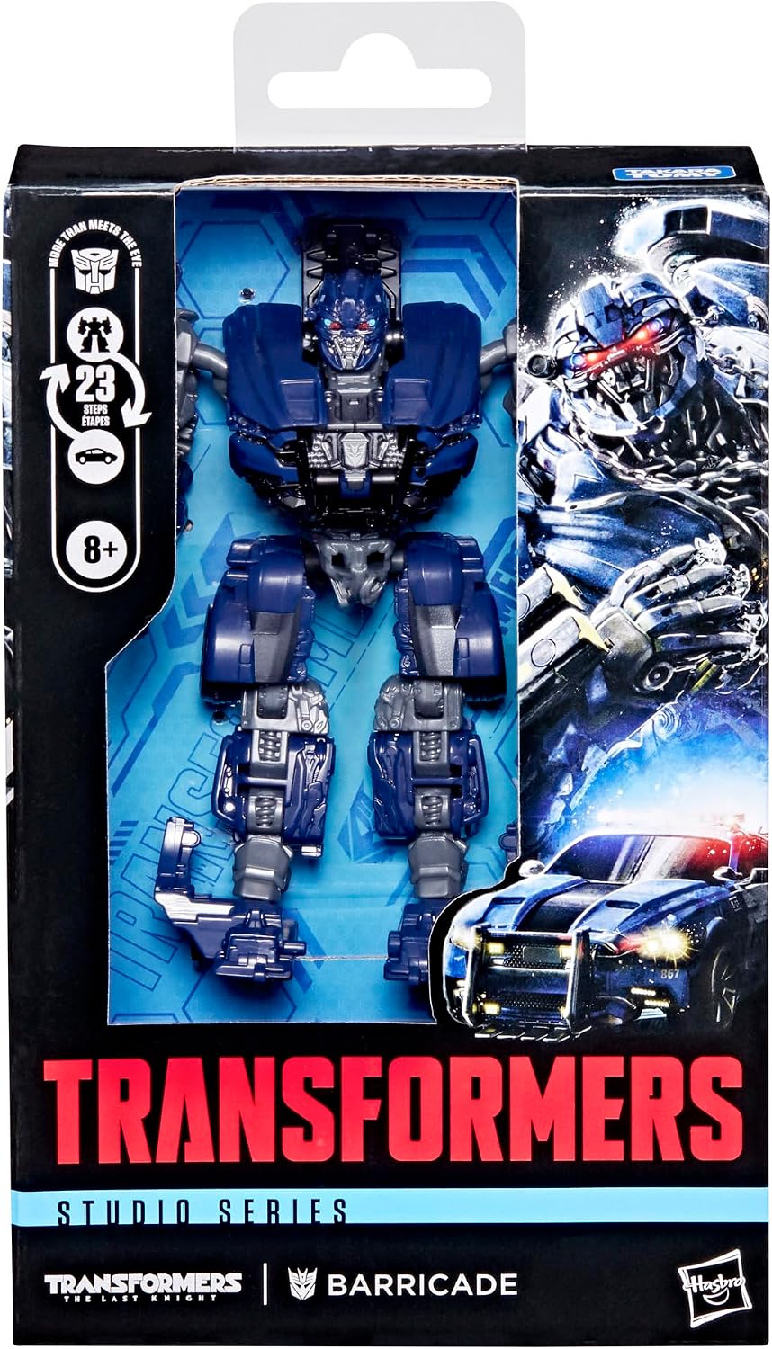Detalle 2 de Transformers スタジオシリーズ バリケード『最後の騎士』4.5インチ変形アクションフィギュア