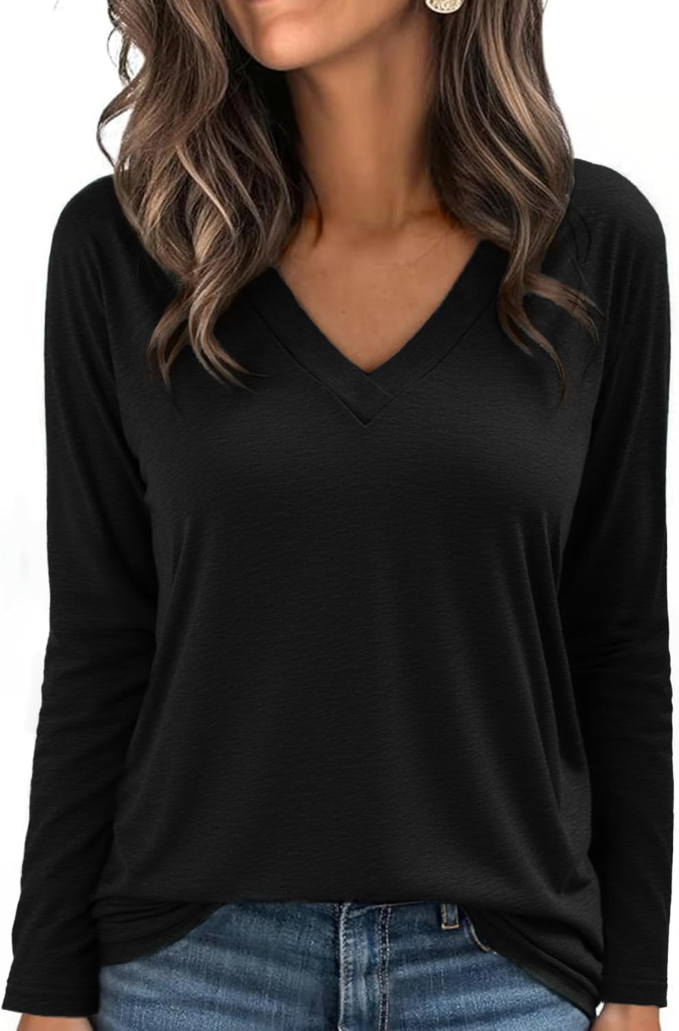 Detalle de Aottori Camiseta Manga Larga Mujer