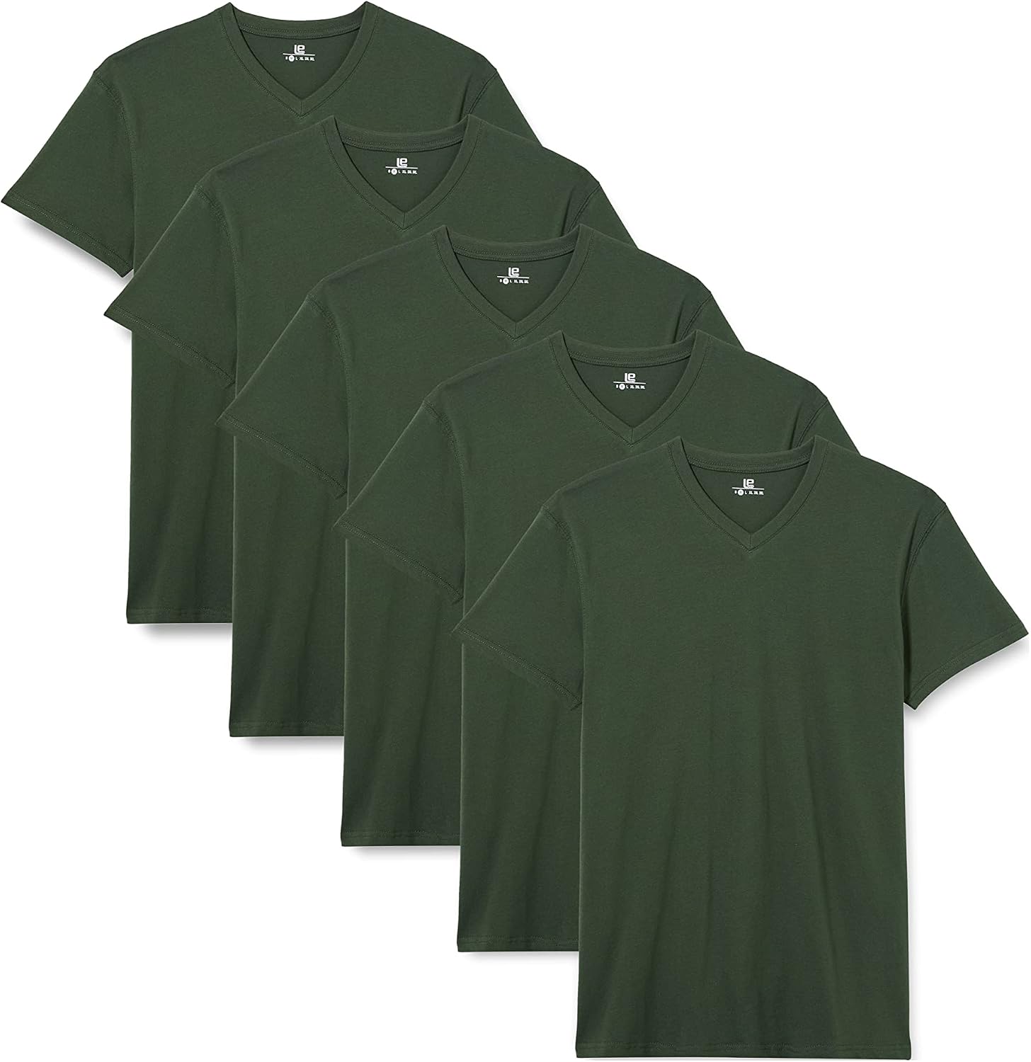 Thumbnail 2 de Lower East Basic V-Ausschnitt T-Shirts 10er Pack