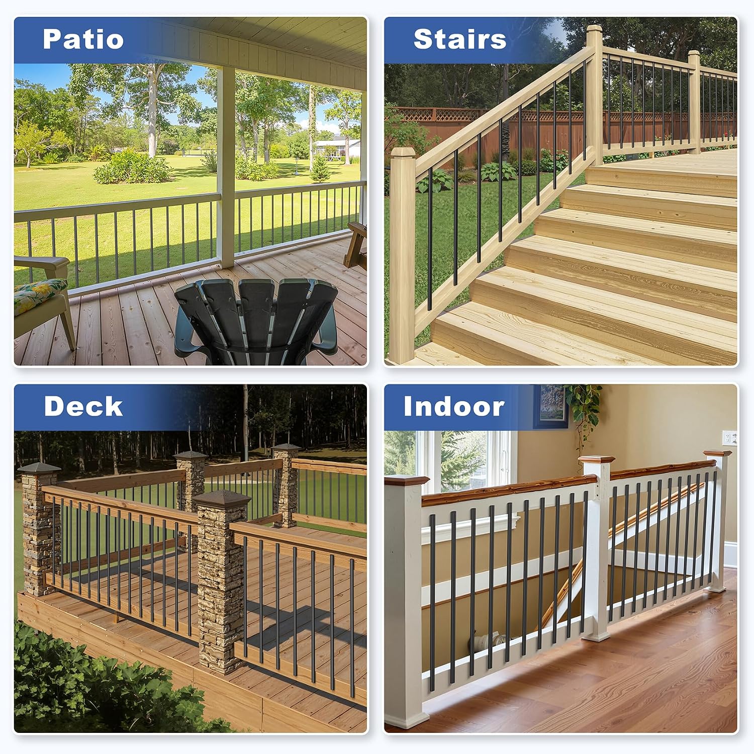 Detalle 2 de Voxelour Deck Balusters, 36-Inch