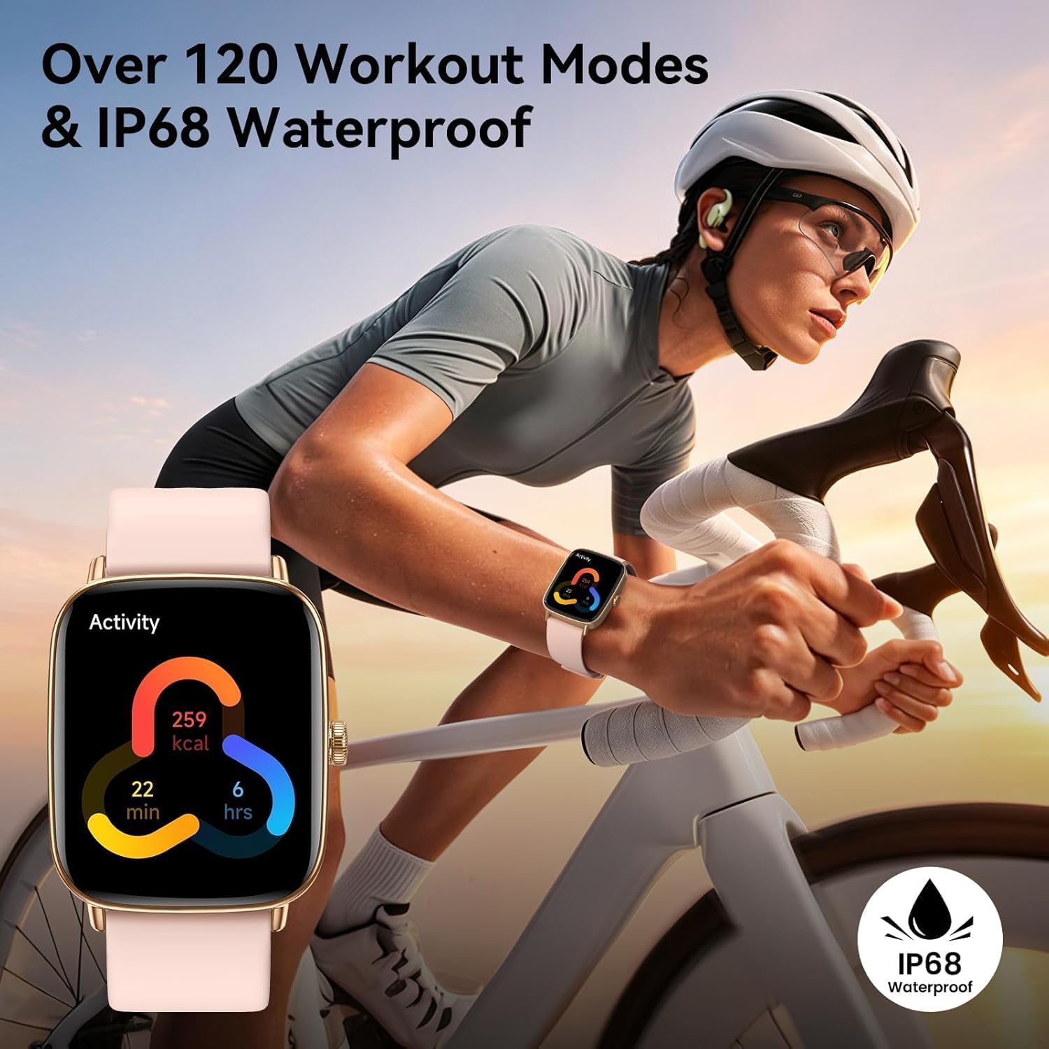 Thumbnail 3 de Yoever Smart Watch for Women & Men with 1.91” AMOLED Display
