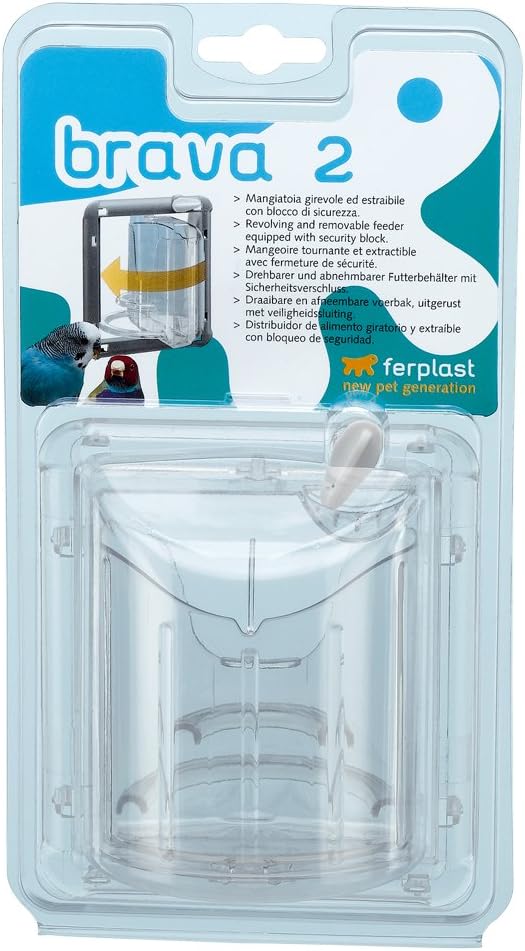Detalle 2 de Ferplast BRAVA 2 mangiatoia girevole per uccelli 🐦