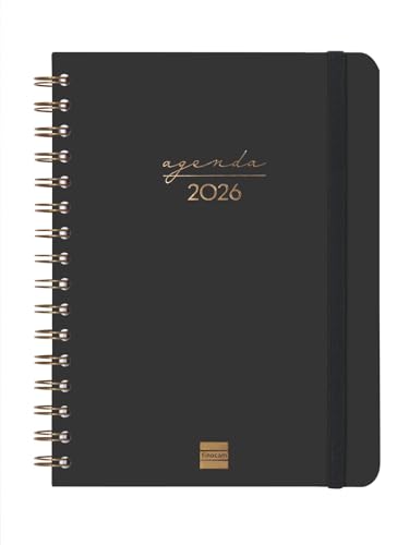 Detalle de Finocam Agenda Espiral 2026 Semana Vista Horizontal 📒