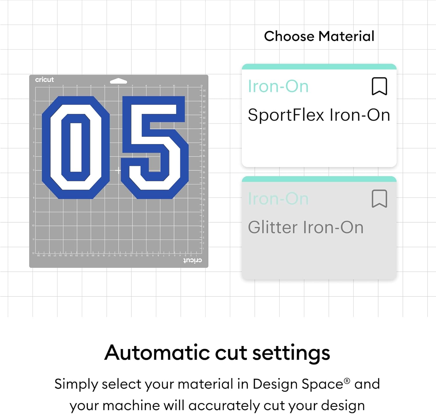 Thumbnail 4 de Cricut SportFlex Iron-On Black 5 ft 🎨