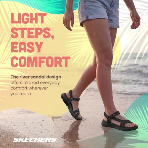 Thumbnail 5 de Skechers Sandal Go Walk Flex Sublime Mujer – Negro Textil, 36 EU