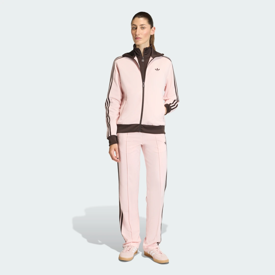 Thumbnail 2 de Chaqueta deportiva Classic de Adidas: comodidad y estilo en rosa para tus entrenamientos
