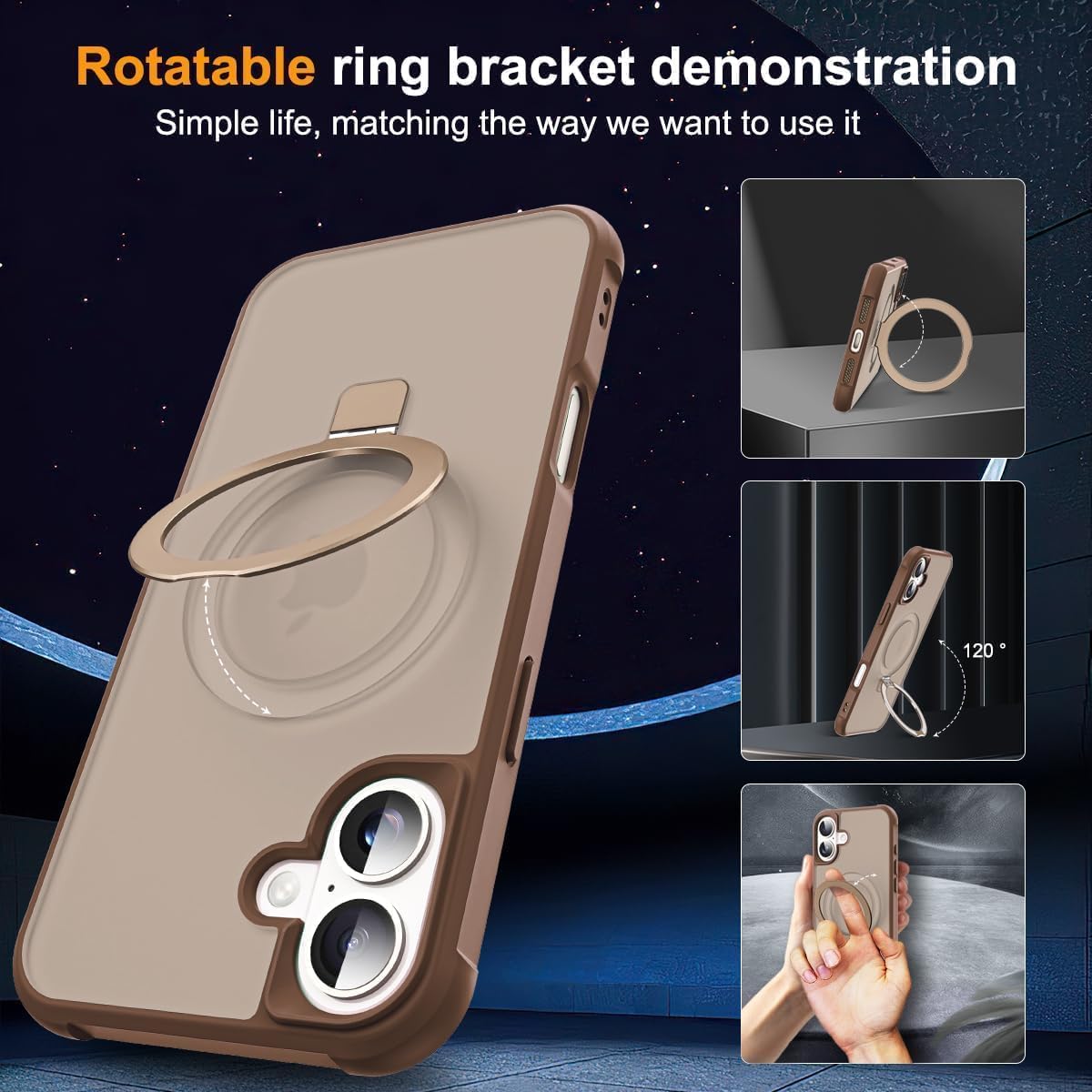 Thumbnail 1 de SKYLMW iPhone 17 case with magnetic ring 6.3"
