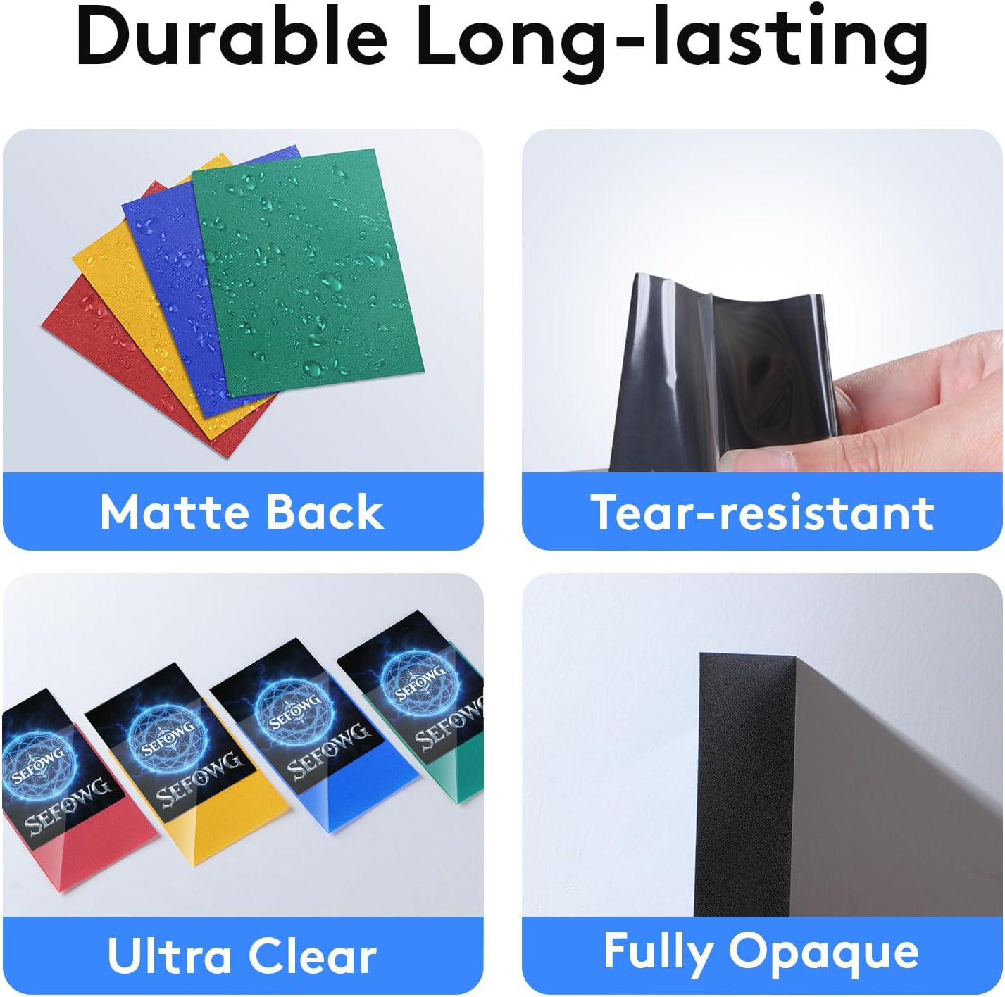 Detalle 2 de 600 PCS Card Sleeves for MTG Matte 66x91mm 📇