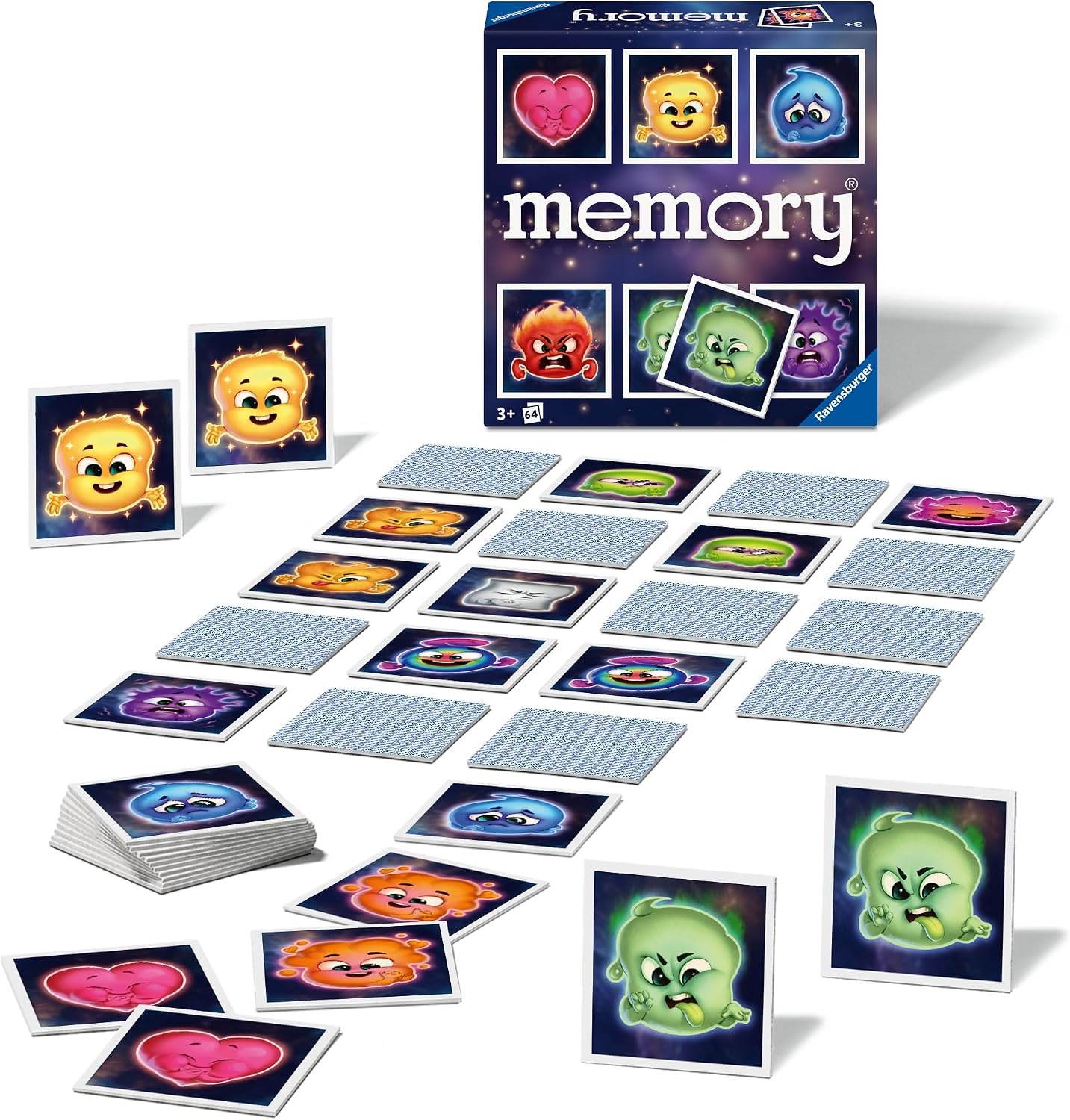 Detalle 2 de Ravensburger Memory Emociones 64 cartas