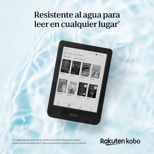 Thumbnail 2 de Kobo Clara BW | eReader de 6” con pantalla E Ink antirreflejos y ComfortLight Pro, Modo Oscuro y resistencia al agua