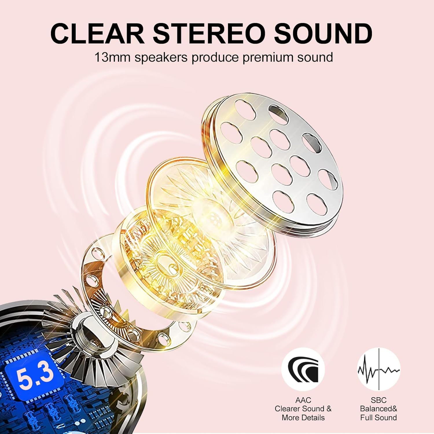 Thumbnail 2 de Wireless Earbuds Bluetooth 5.3