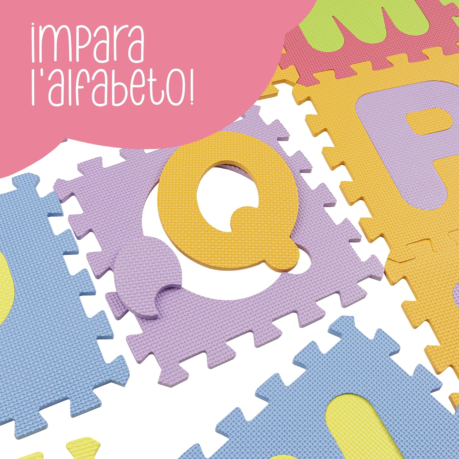 Thumbnail 3 de Baroni Toys tappeto puzzle componibile in EVA da 26 pezzi (numeri rimovibili) 30x30 cm
