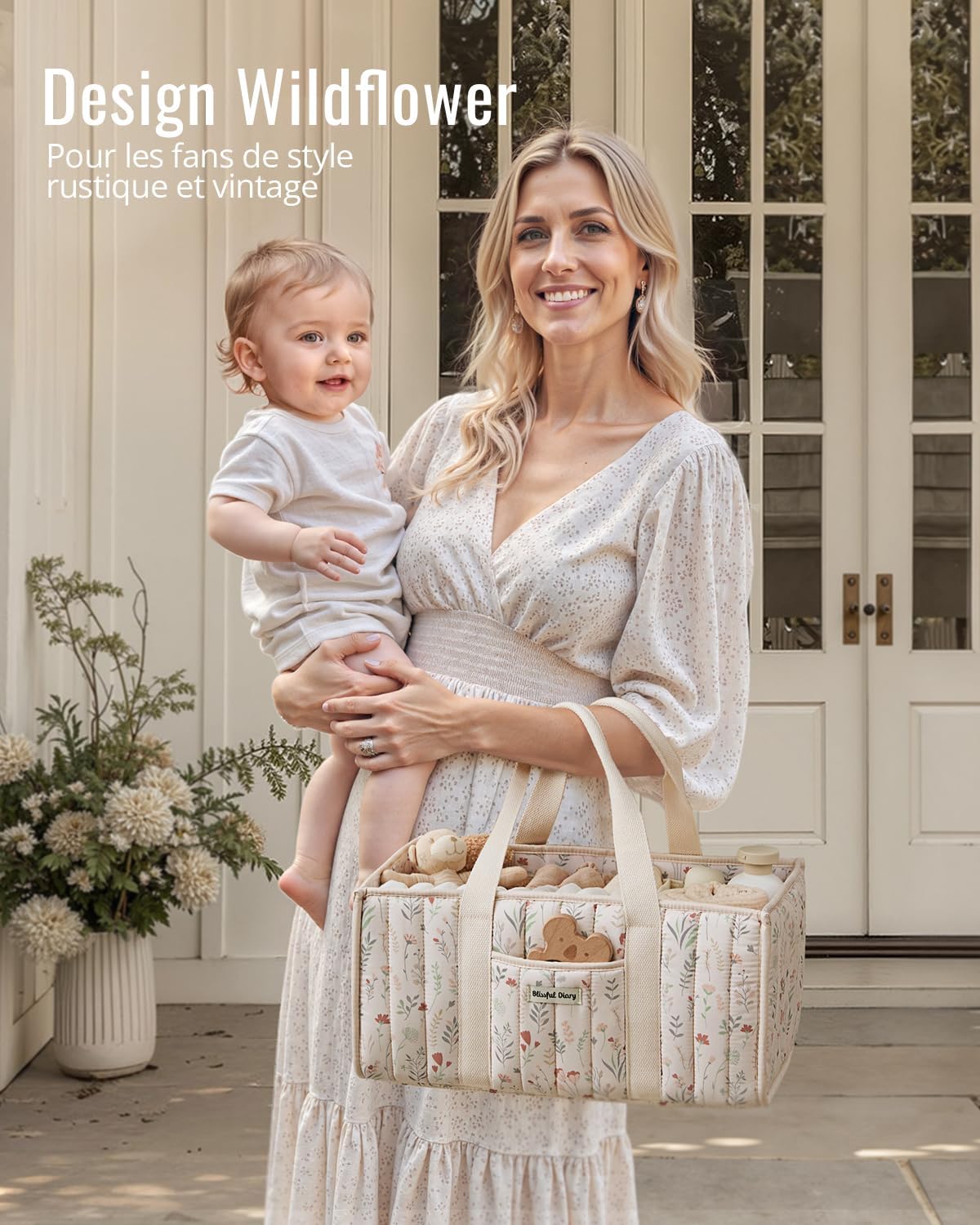 Thumbnail 6 de Blissful Diary Nappy Caddy Organiser for Newborns