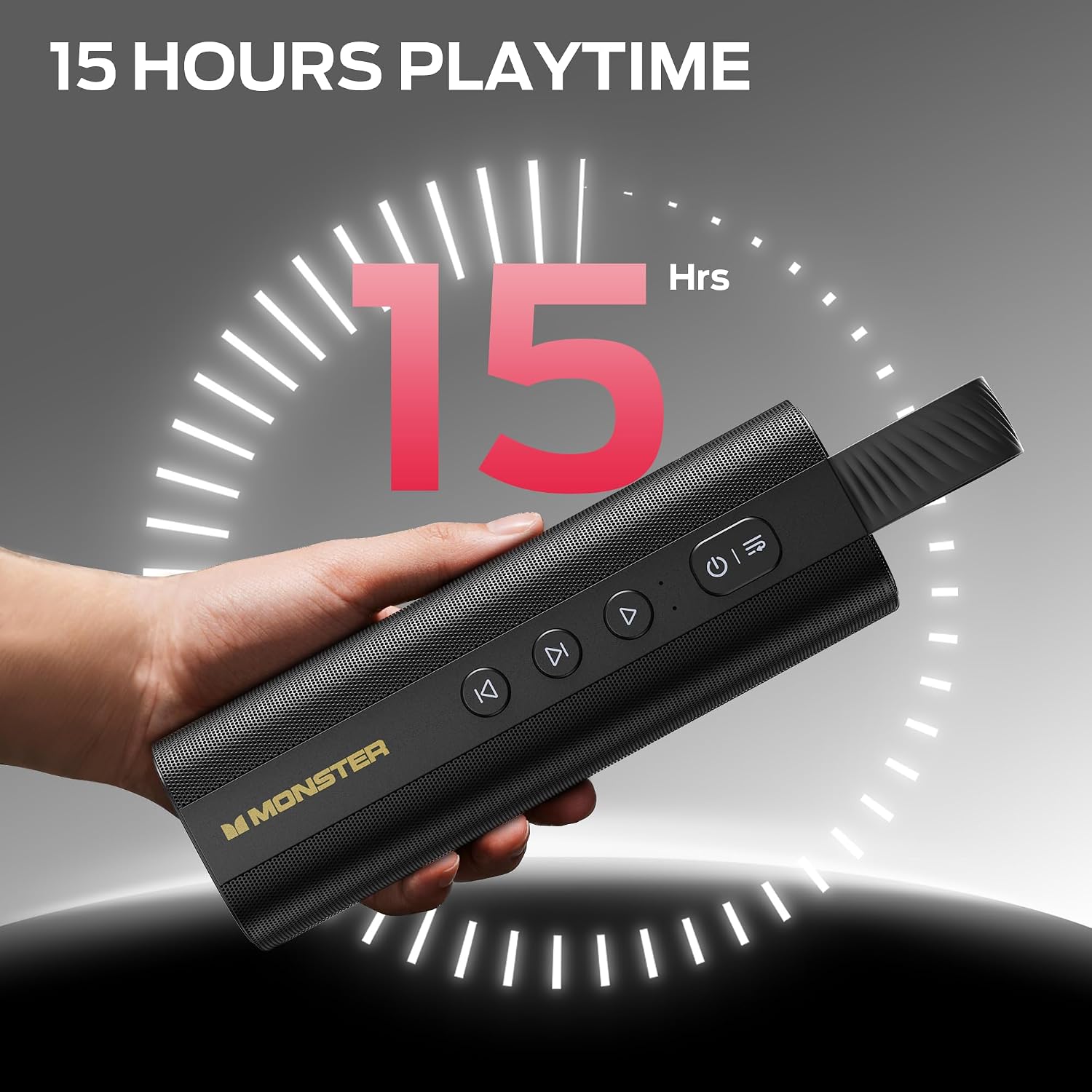 Detalle 2 de Monster S290 S38 Portable Bluetooth Speaker, 30W Stereo, Bluetooth 6.0, IPX6
