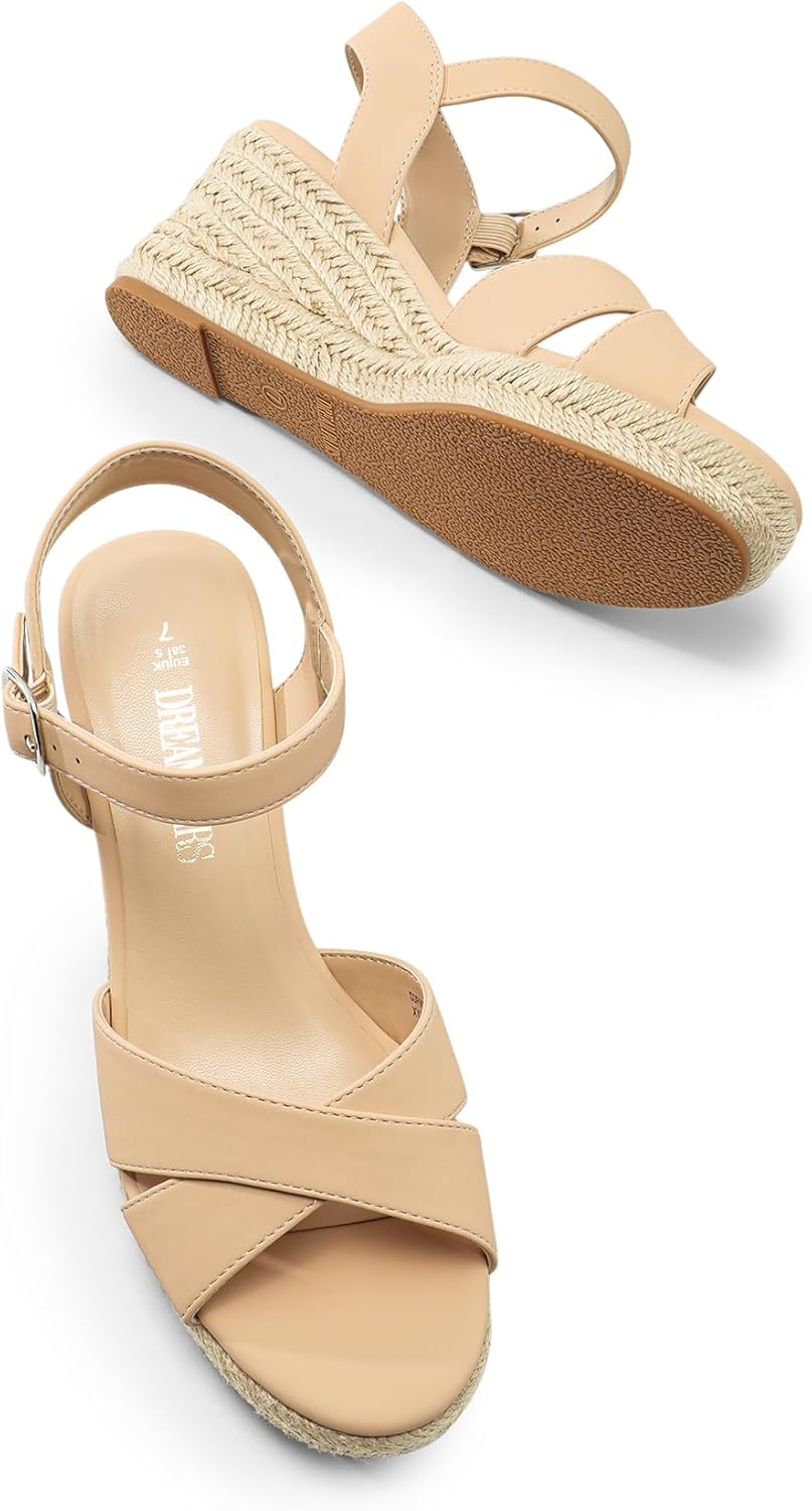 Thumbnail 6 de DREAM PAIRS Espadrille Dressy Wedge Sandals — Comfortable Summer Platform Sandals for Women