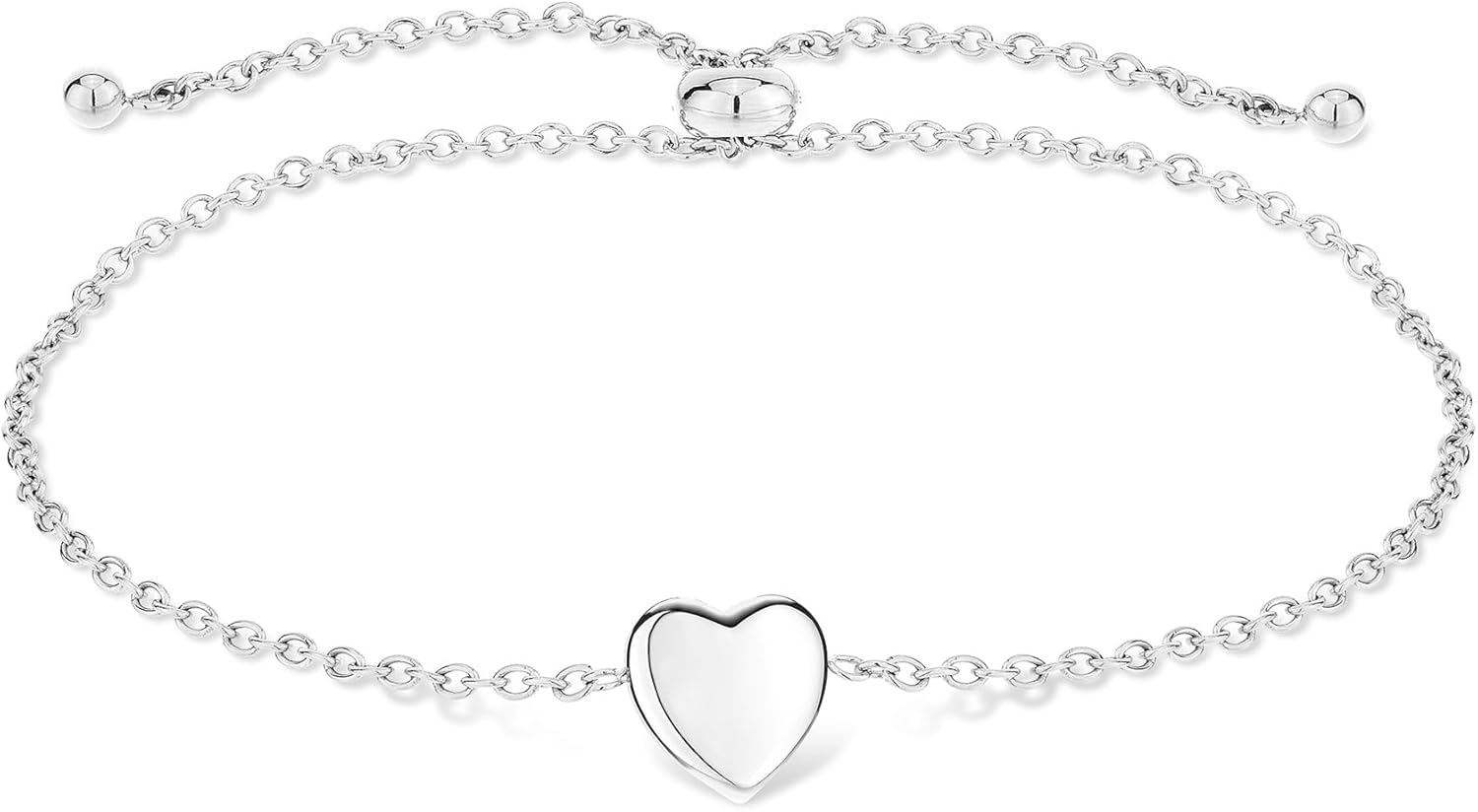 Thumbnail 4 de Tamaris Armband für Damen aus Edelstahl mit Herz-Anhänger – roségold poliert, größenverstellbar und wasserfest
