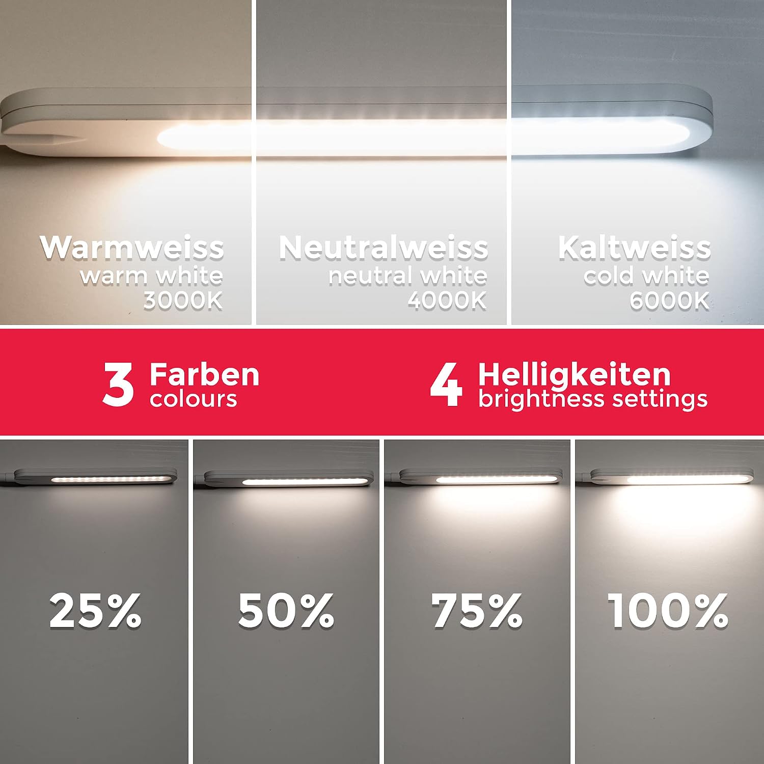Thumbnail 2 de B.K.Licht LED Stehlampe dimmbar 135 cm