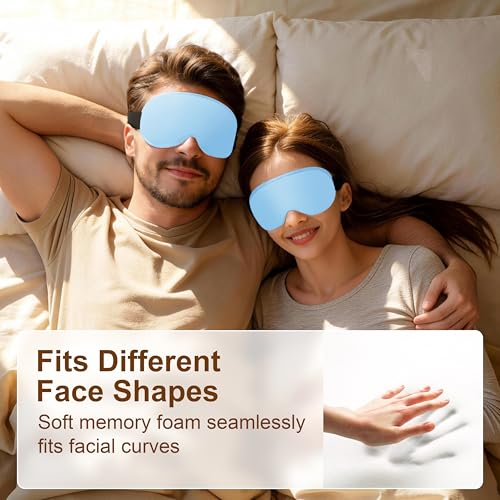 Detalle de Gritin 100% Blackout Sleep Eye Mask – Side Sleepers Friendly