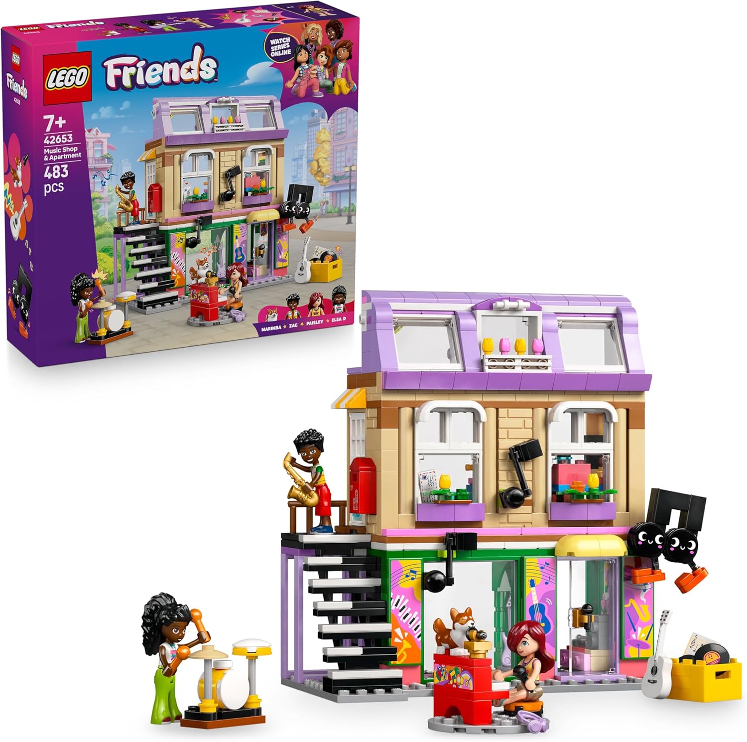 LEGO Friends 42653 Tienda de música y apartamento 🎲