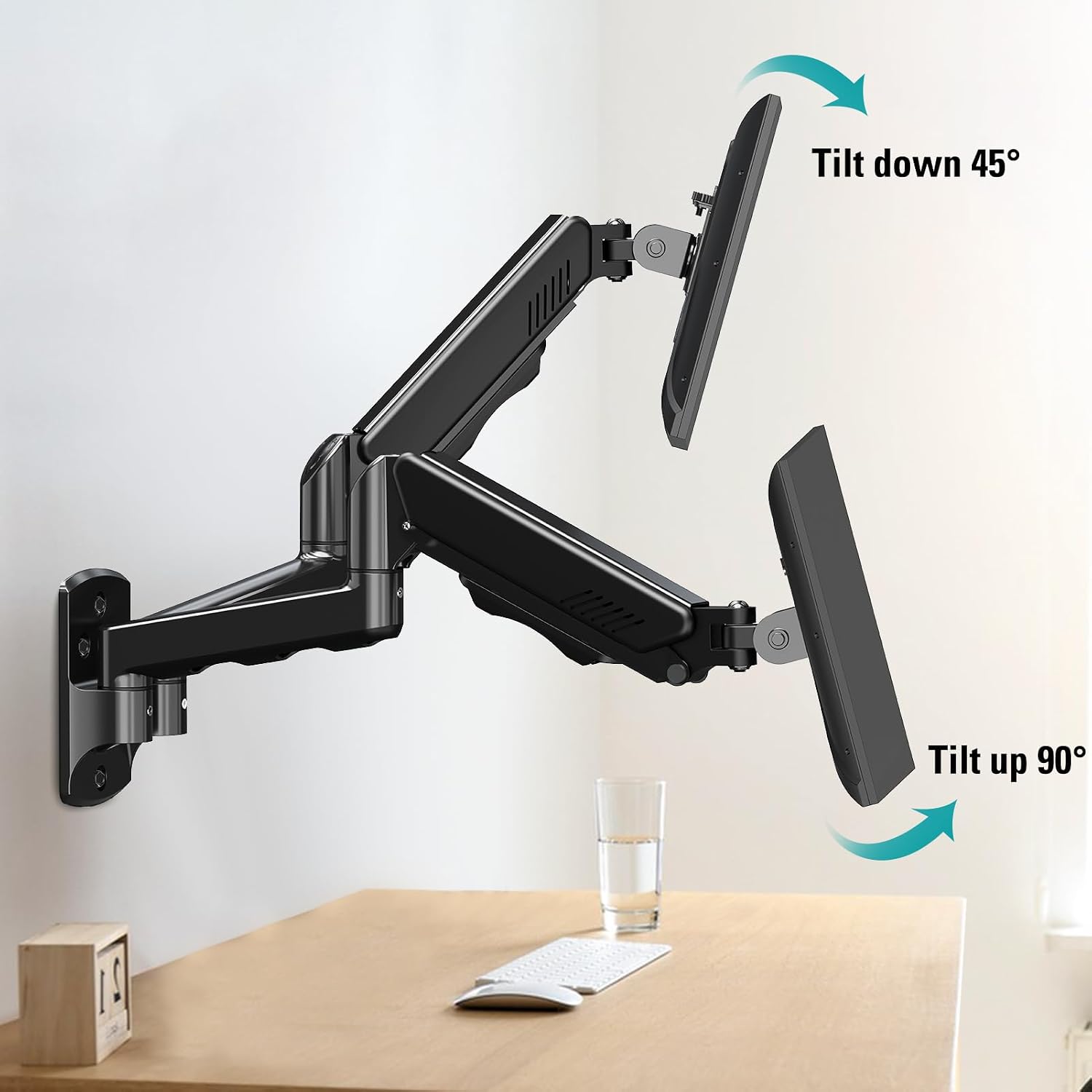 Detalle 2 de ErgoFocus Dual Monitor Wall Mount for 13–32-Inch Screens