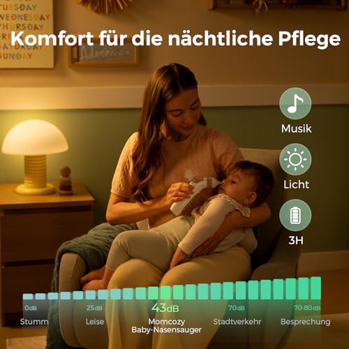 Thumbnail 6 de Momcozy BN007 Nasensauger elektrisch mit Nasenspray – 2-in-1 Lösung für Babys
