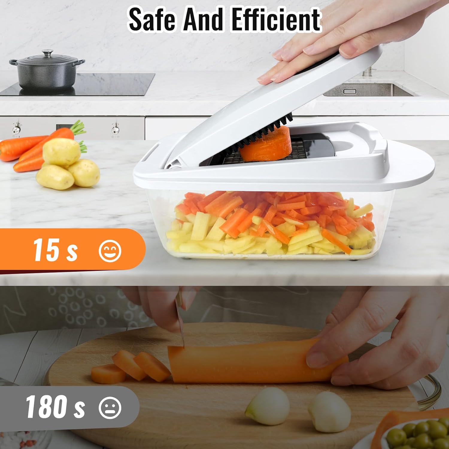 Thumbnail 6 de 8 Blade All-in-1 Vegetable Chopper 17L 🍅
