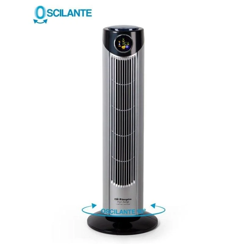 Detalle de Orbegozo TWM 1010: Ventilador de Torre 45W con mando y función ionizador