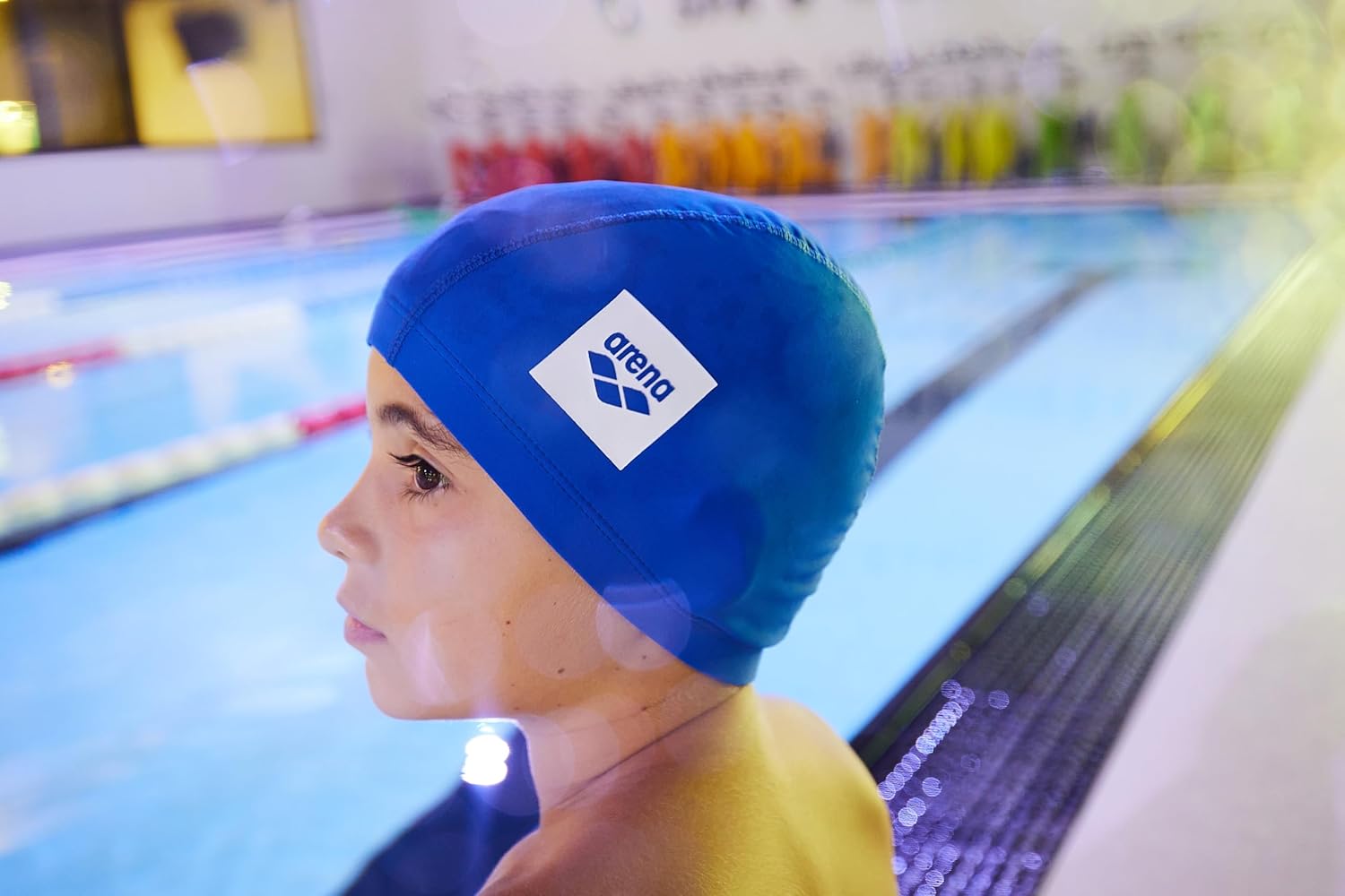 Thumbnail 2 de Bonnet de bain en tissu unisexe Arena Unix II Junior (stretch, séchage rapide)