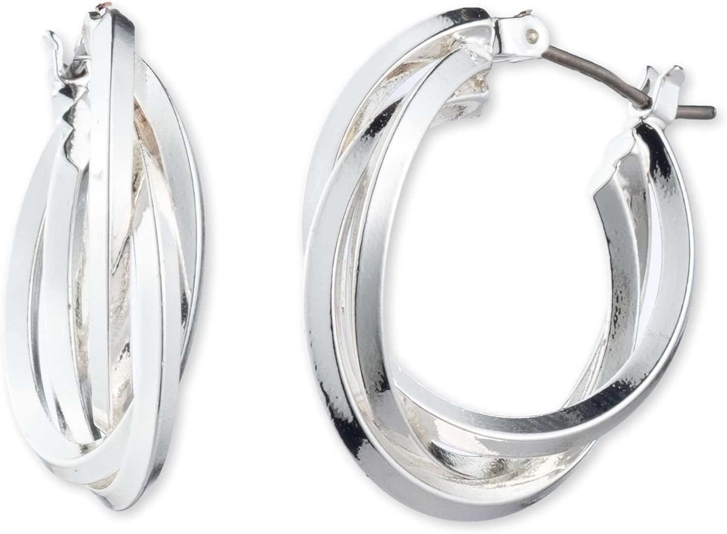 Detalle 1 de Anne Klein Hoop Earrings, 1.85-Inch
