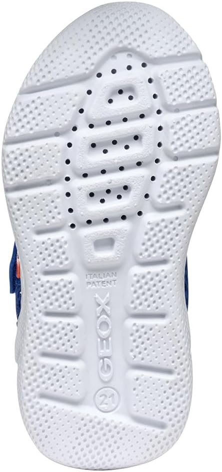 Thumbnail 1 de Geox Baby Jungen B Sprintye CSneaker – atmungsaktiver Klett-Schuh mit silbernen Akzenten