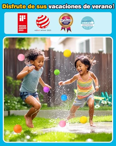 Detalle de KOKODI Globos de Agua Reutilizables en Silicona: 16 Uds para diversión sostenible