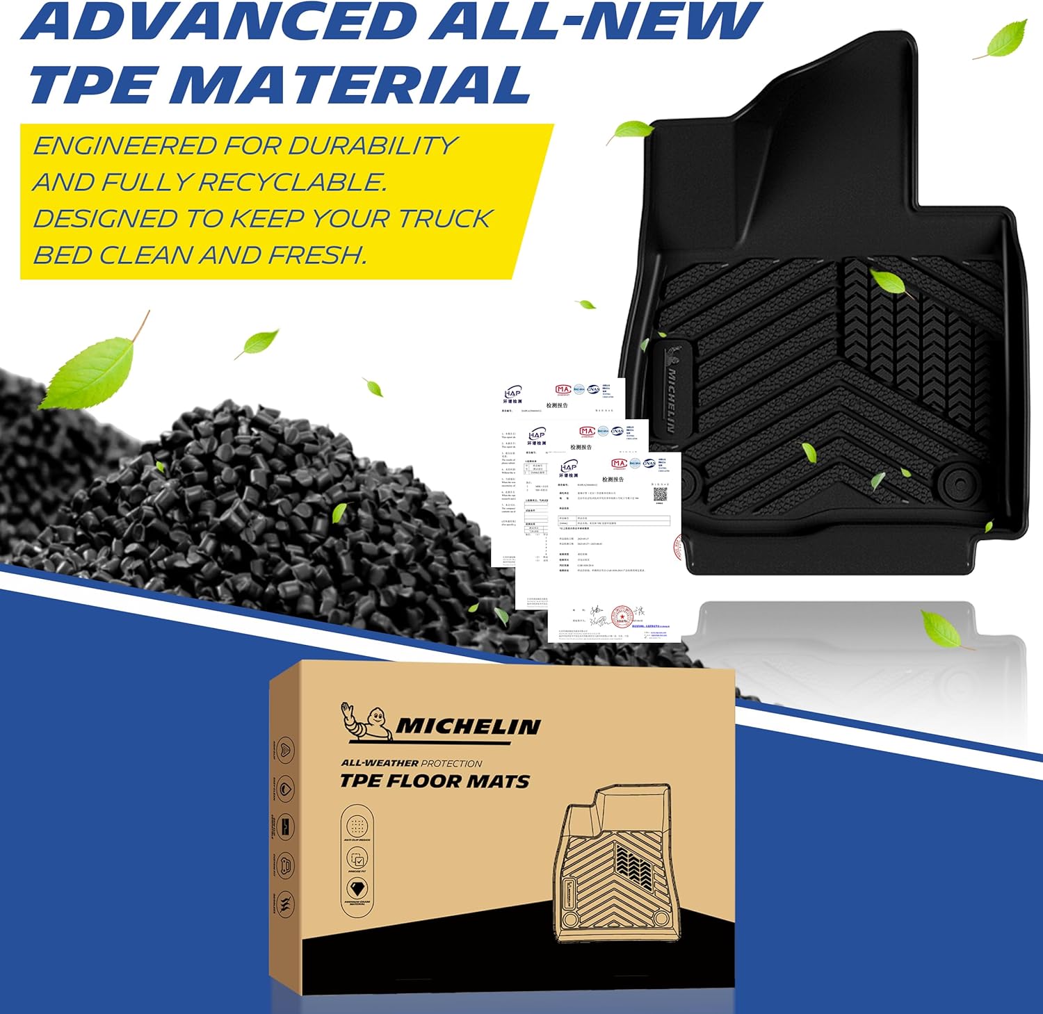 Thumbnail 6 de Michelin Premier Series All-Weather Floor Mats for 2027 Kia Telluride (7 & 8 Seats) - Custom Fit