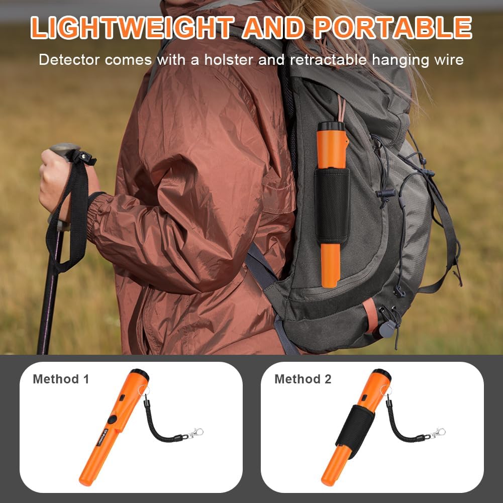 Thumbnail 5 de Flintronic Metal Detector impermeabile IP66 a scansione 360° con LED e allarme