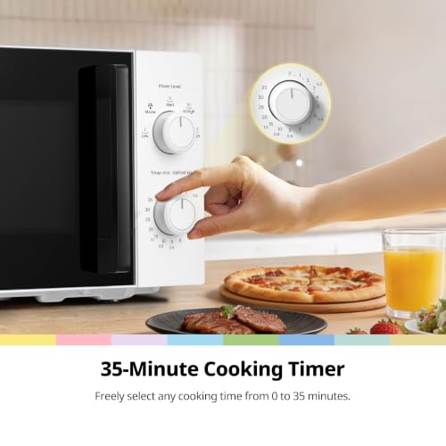 Thumbnail 8 de COMFEE' 20L Compact White Microwave Oven (CMO-MM20L2NFPF(WH))