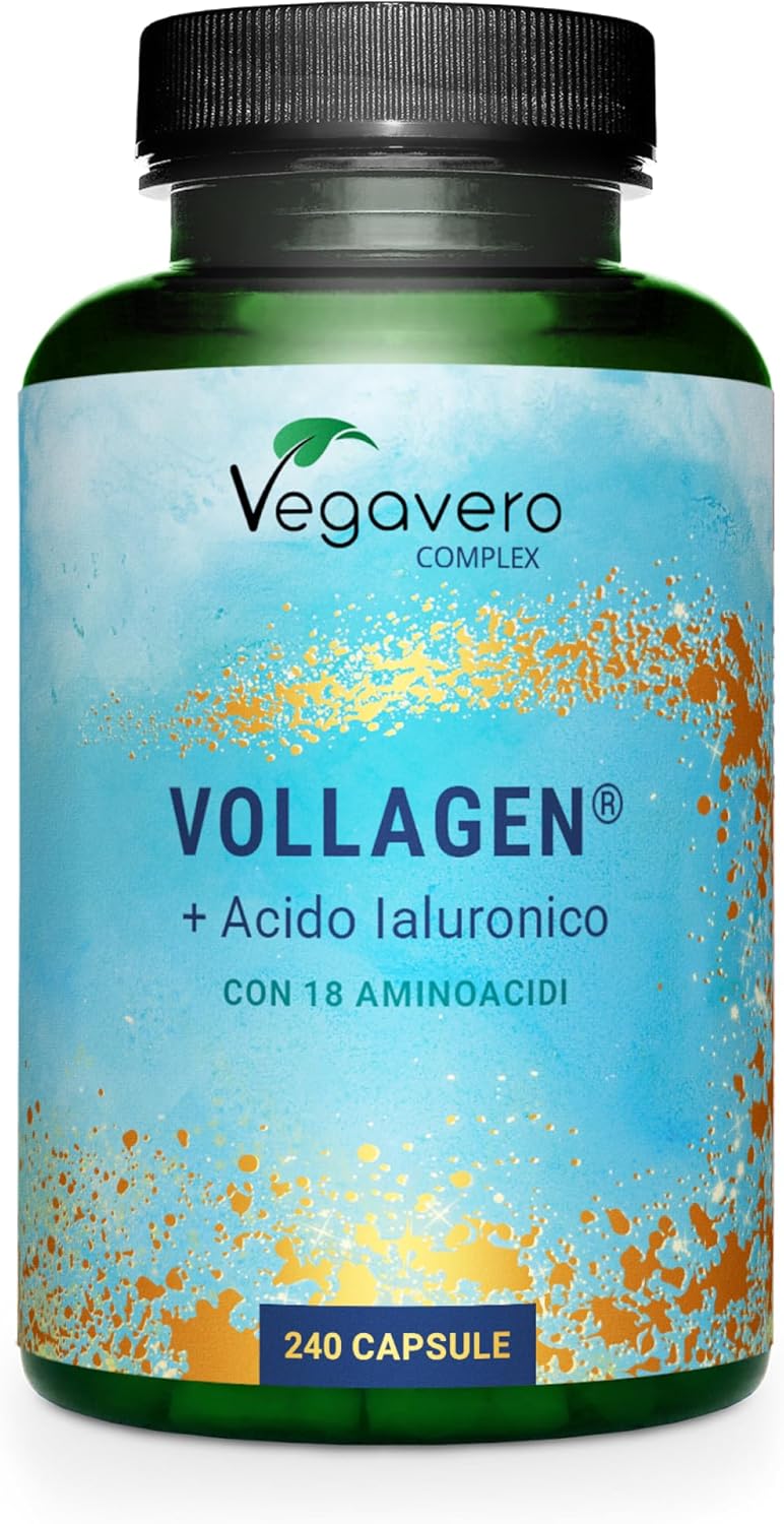 Thumbnail 6 de Vegavero Collagene Vegano + Acido Ialuronico Vollagen® — 120 capsule per supporto pelle e articolazioni