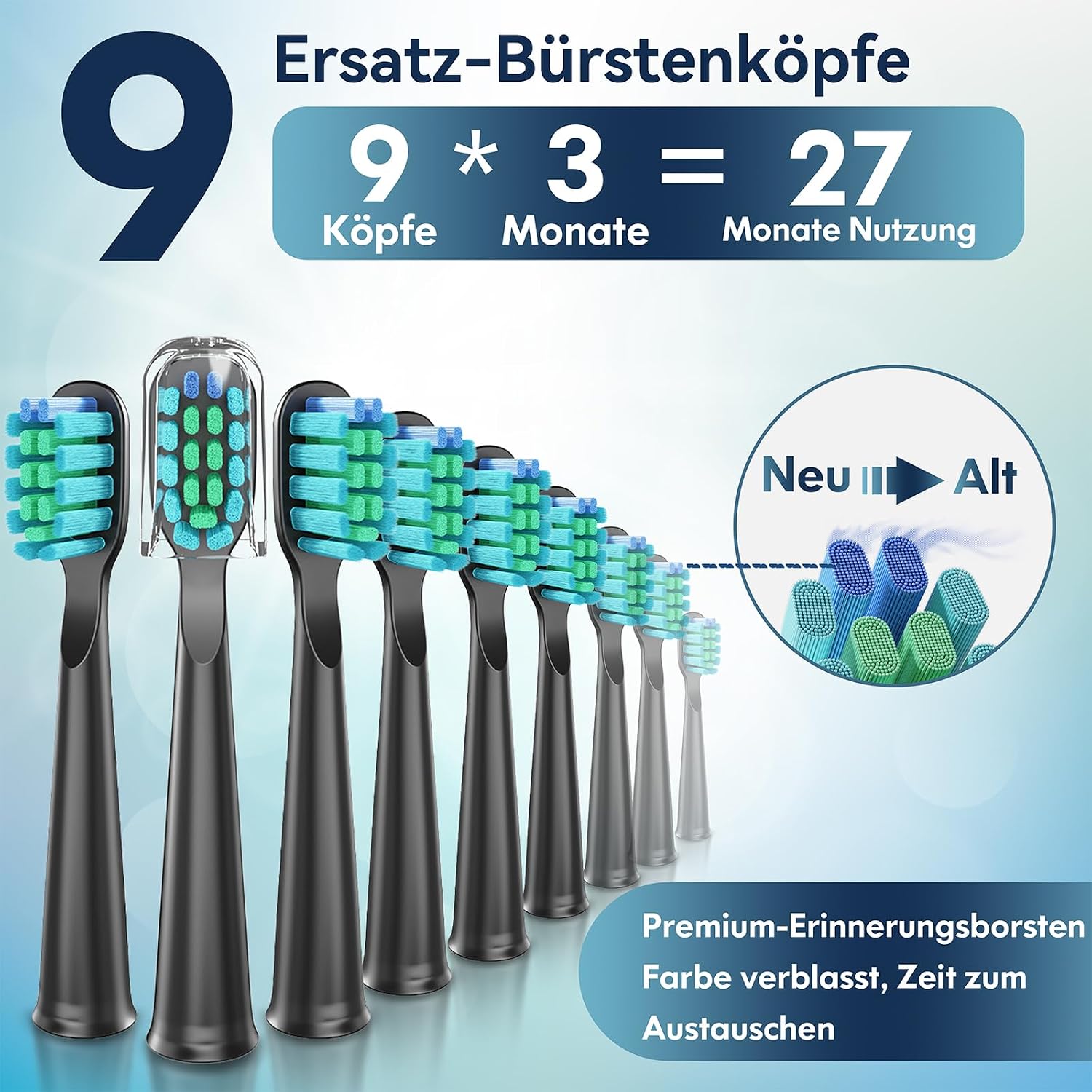 Thumbnail 6 de Dada-Tech Schallzahnbürste Blau 40.000 VPM
