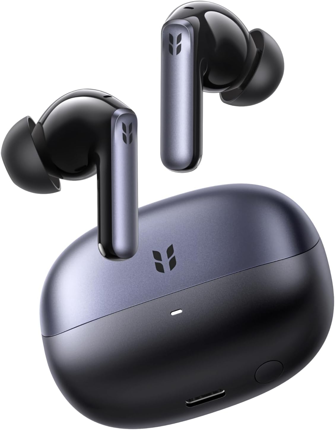 Detalle de UGREEN EchoBuds Plus Adaptive ANC Bluetooth Kopfhörer – Hi-Res Sound, LDAC, 50 h Akku, 6-Mikrofon ENC