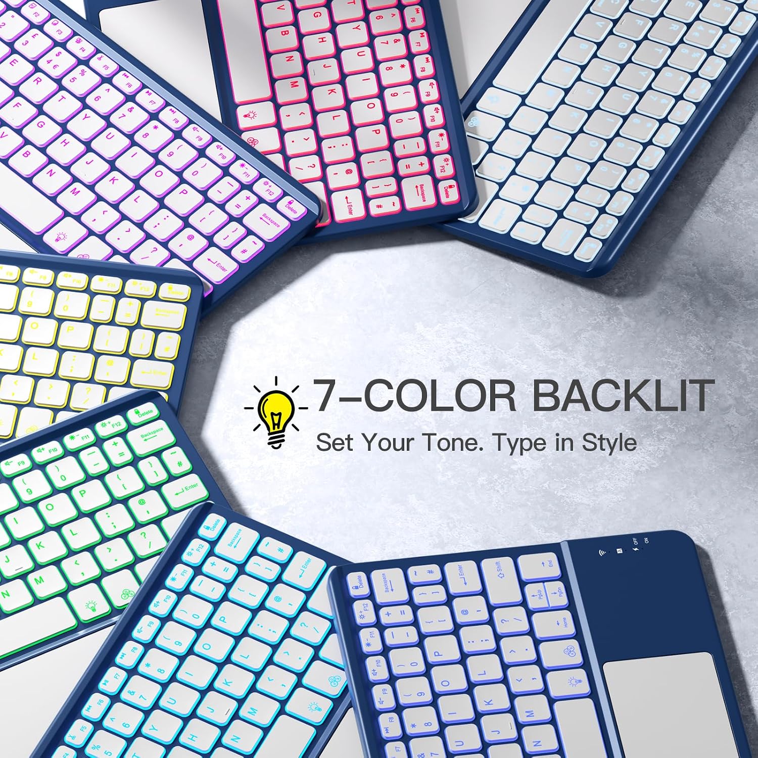 Thumbnail 5 de drivego 360 Rotating Keyboard Case 11in