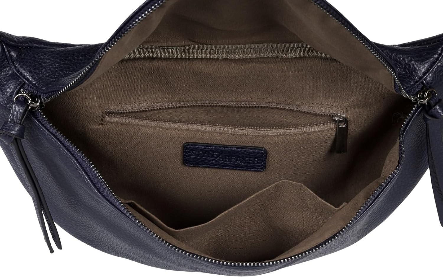 Thumbnail 6 de styleBREAKER Borsa a tracolla a mezzaluna per donna, ecopelle monocolore 02012386