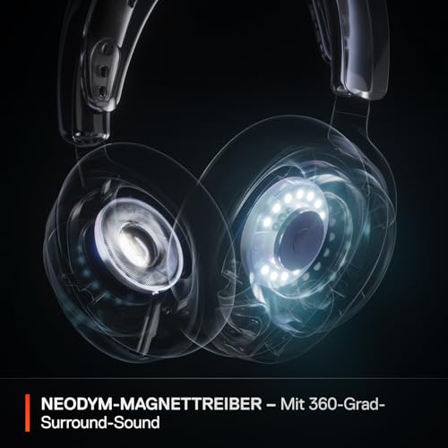 Detalle de SteelSeries Arctis Nova Pro Wireless Headset – Multi-System, ANC, NFC-Mikrofon & Infinity Power System