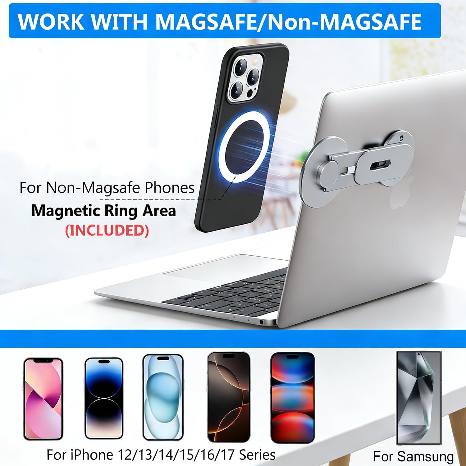Thumbnail 6 de MagDigiteH Magnetic phone holder 180°