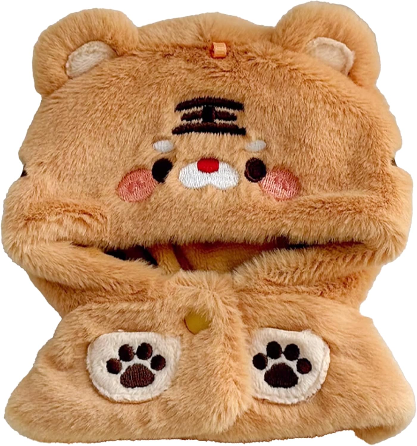 Detalle 2 de もこもこアニマル着ぐるみ 猫 10cm用 ぬいぐるみ着せ替え服 推し活・マスコット向け