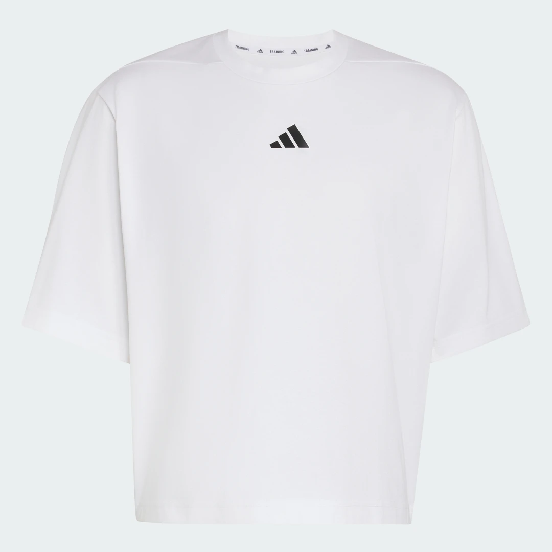 Detalle 2 de Camiseta manga corta D4T PrimeLift de Adidas – color Blanco