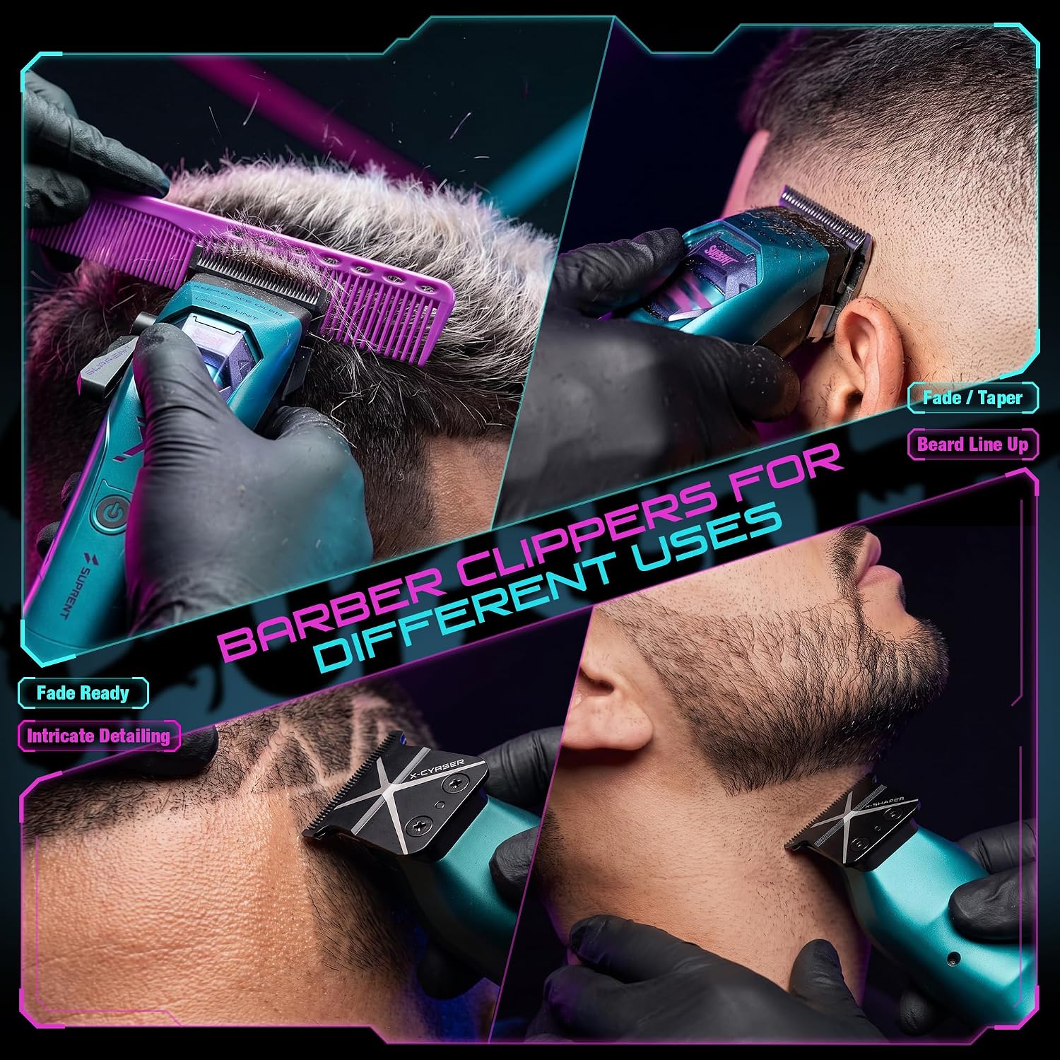 Detalle 2 de SUPRENT Hair Clippers with DLC Blade