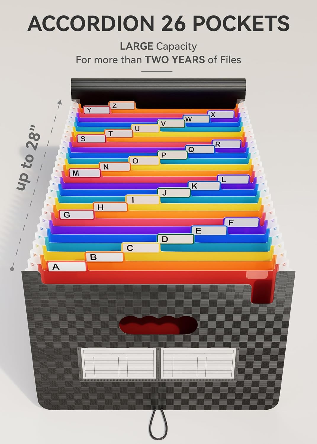 Thumbnail 1 de ABC life 26-pocket Expanding File Organiser