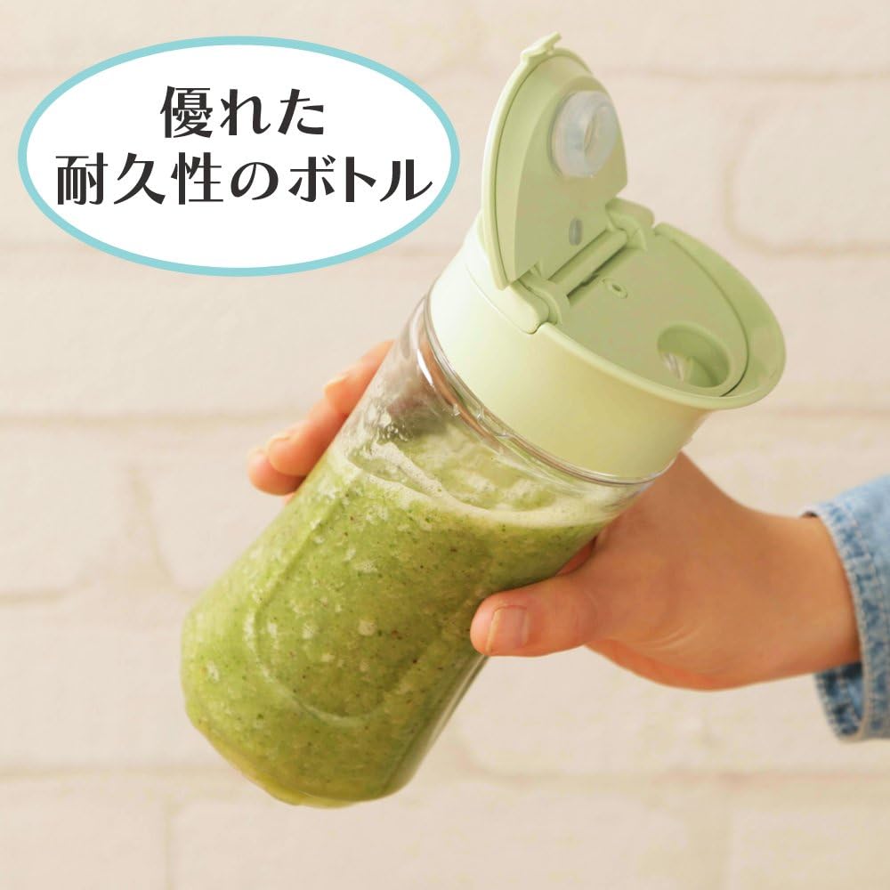 Detalle 2 de アイリスオーヤマ PBB-330-C ボトルブレンダー 330ml・トライタン製・氷対応