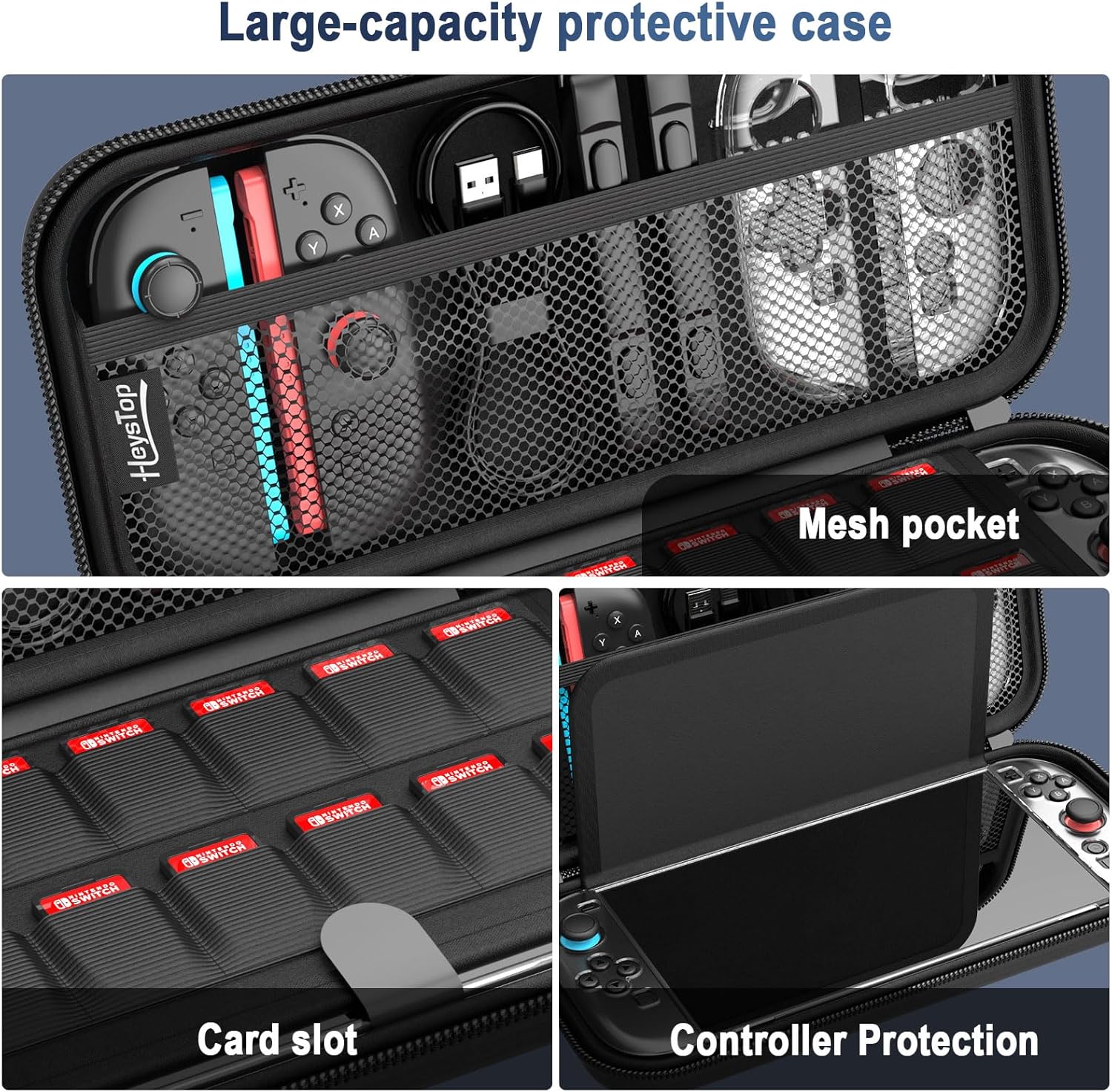 Detalle 2 de HEYSTOP Étui Nintendo Switch 2 1 kit de voyage
