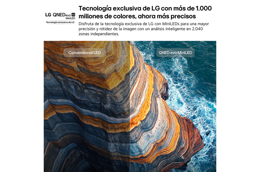Detalle de LG QNED81 43" Evo MiniLED AI QNED81B6C.OUTLET: guía de compra para la versión 2026
