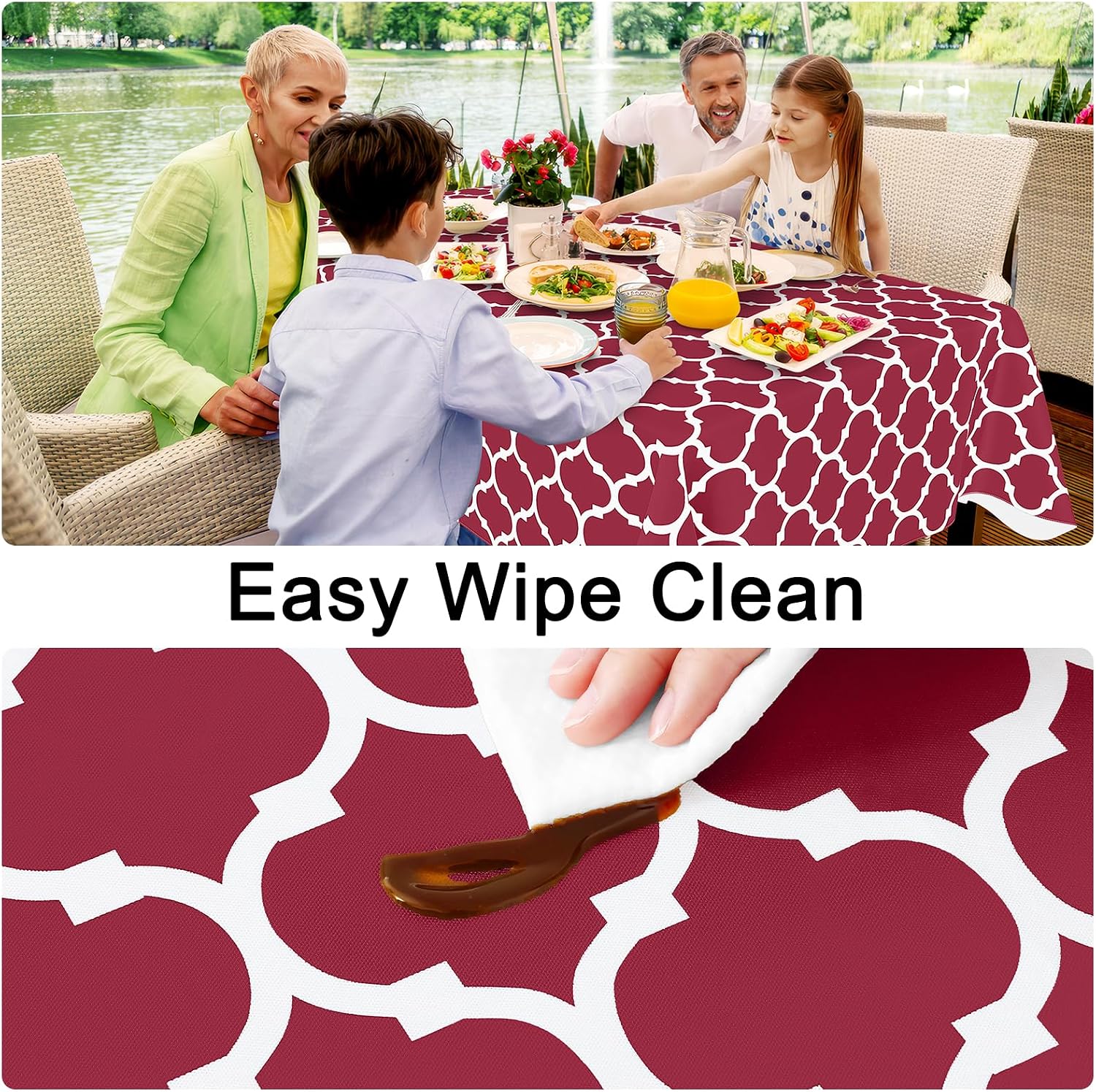 Thumbnail 2 de Smiry Rectangle Table Cloth 52"x70"